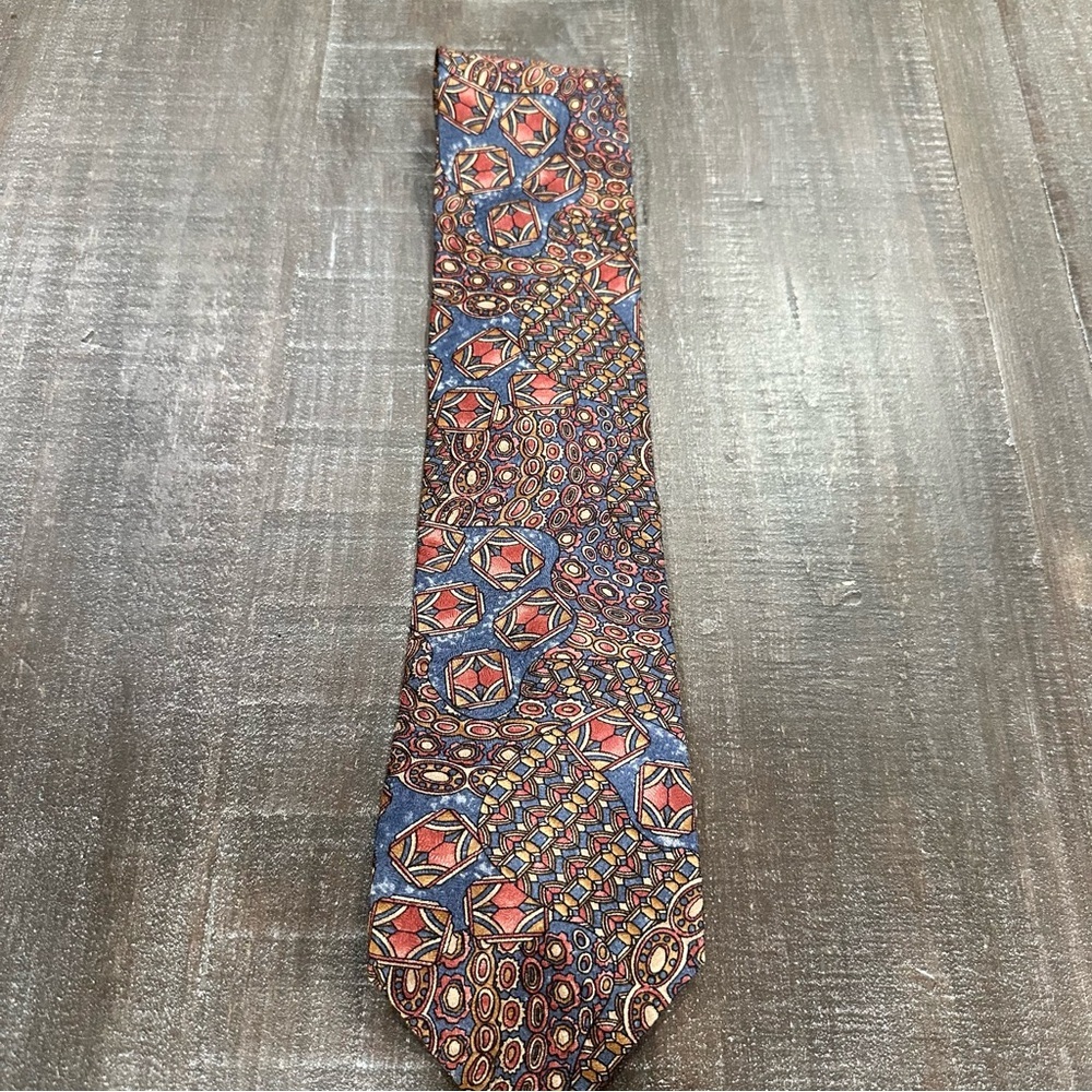 Christian Dior Monsieur Geometric Silk Tie